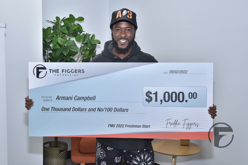 The Figgers Foundation is privileged to have the opportunity to make a positive impact on the lives of Florida Memorial University students during the 2022 Fall Convocation
