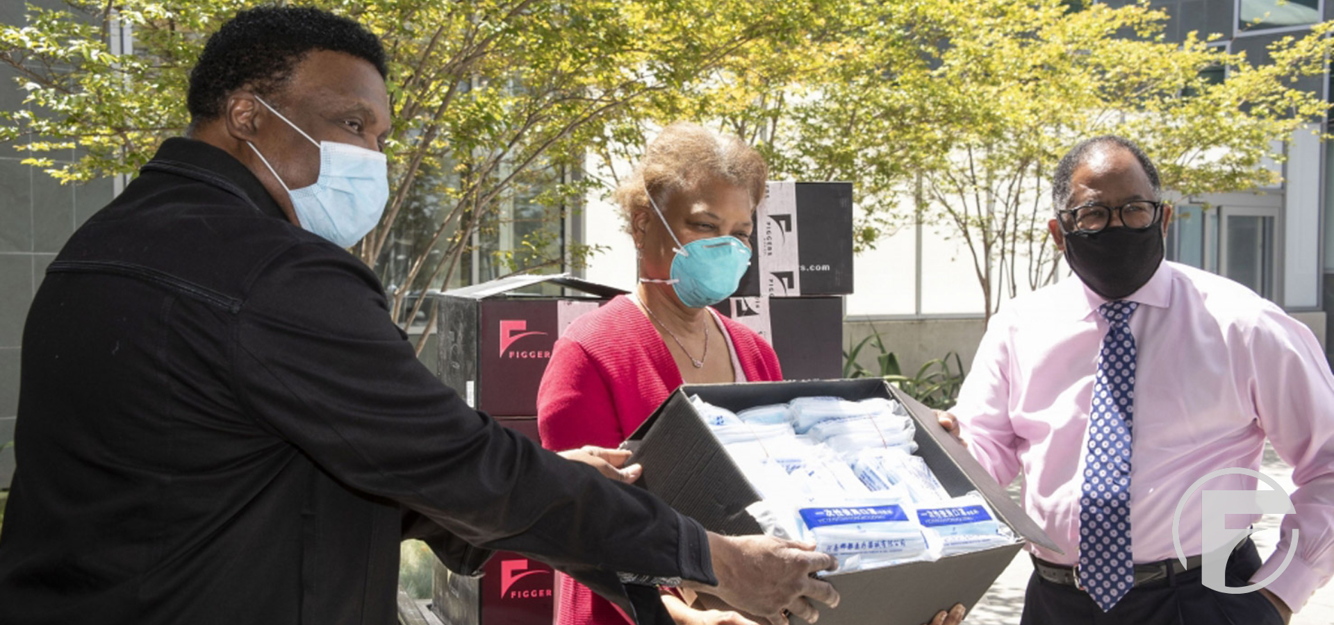 MLK and Centinela Hospitals Receive Big Donation of PPE and Masks