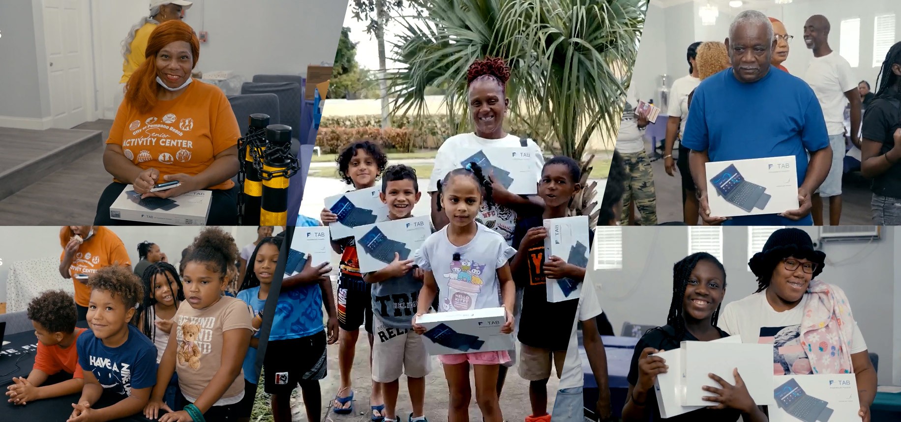Figgers Foundation Brings Free Tablets to Families at Brown's Temple Ministry