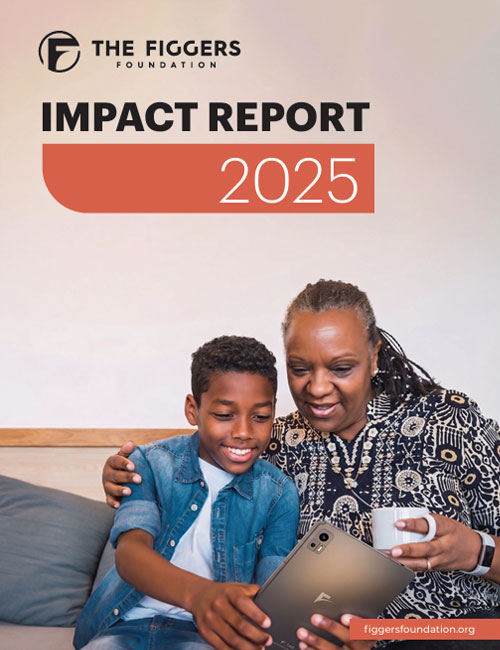 Cover of the 2025 Figgers Foundation Impact Report